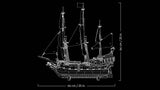Nave pirata del Capitano Jack Sparrow - 10365 (N) - Di Maio Giocattoli