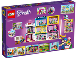 LEGO 41704 Friends L'Immeuble de la Grand-Rue, Casa delle bambole Heartlake City con Caffè e Salotto da parrucchiere