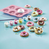 Donut in gesso per creare e dipingere ciambelle con confezione regalo