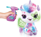 Rocco Giocattoli - Airbrush Plush Unicorno Brilla al Buio