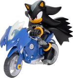 DC x Sonic Shadow nei panni di Batman con Batcycle - Di Maio Giocattoli