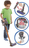 V8 Dyson Aspirapolvere Giocattolo per Bambini, Colore Grigio, Arancione e Viola - Di Maio Giocattoli