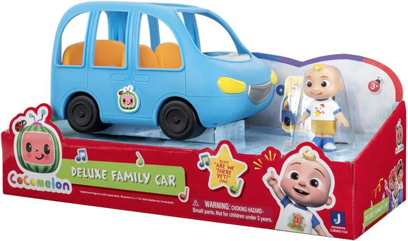 CoComelon Bandai - Auto di famiglia musicale+1 personaggio JJ