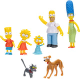 The Simpsons – multipack di action figure da 6 cm. Contiene tutta la famiglia Simpson