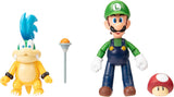 Nintendo Super Mario – Action Figure di Luigi e Larry Koopa Alte 10 cm,