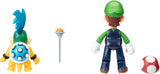 Nintendo Super Mario – Action Figure di Luigi e Larry Koopa Alte 10 cm,