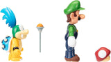 Nintendo Super Mario – Action Figure di Luigi e Larry Koopa Alte 10 cm,