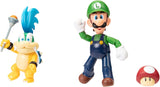 Nintendo Super Mario – Action Figure di Luigi e Larry Koopa Alte 10 cm,