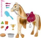 Barbie - Tornado, cavallo interattivo con luci, musica e accessori, balla e nitrisce