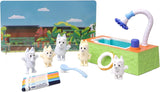 Washimals Bluey, Set Attività con Piscina e 5 Cuccioli - Di Maio Giocattoli