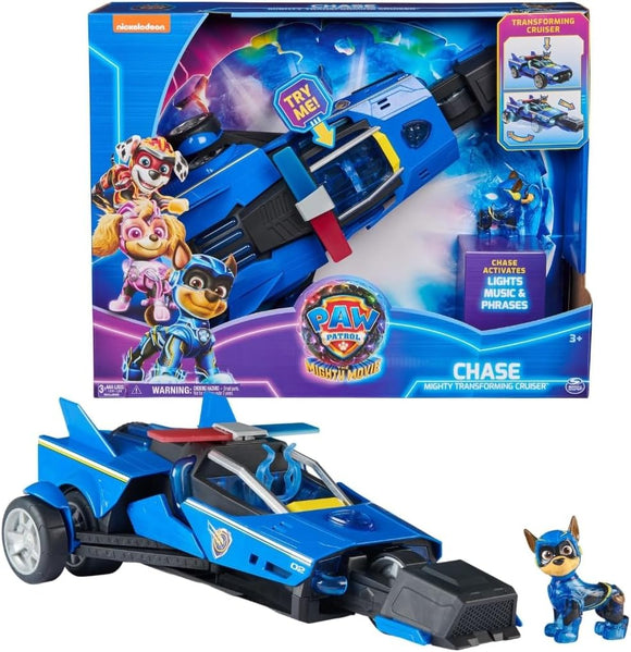 Paw Patrol, Mighty Cruiser di Chase, con Luci e Suoni