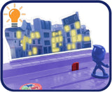 Pjmasks missione Notte, con Veicolo, Colori Misti