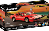 PLAYMOBIL Famous Cars 71343 Magnum, P.I. Ferrari 308 GTS Quattrovalvole, Pezzo da Collezione