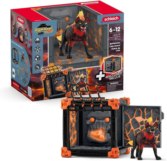 schleich 42674 BattleCave Iena di lava