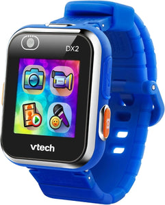 VTech Kidizoom Smartwatch DX2 Blu, Orologio Interattivo per Bambini con Doppia Fotocamera, Schermo Touch a Colori