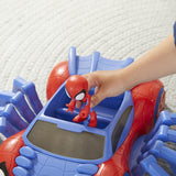 Hasbro Marvel Spidey e I Suoi Fantastici Amici, Ultimate Web-Crawler, VEICOLO spara colpi