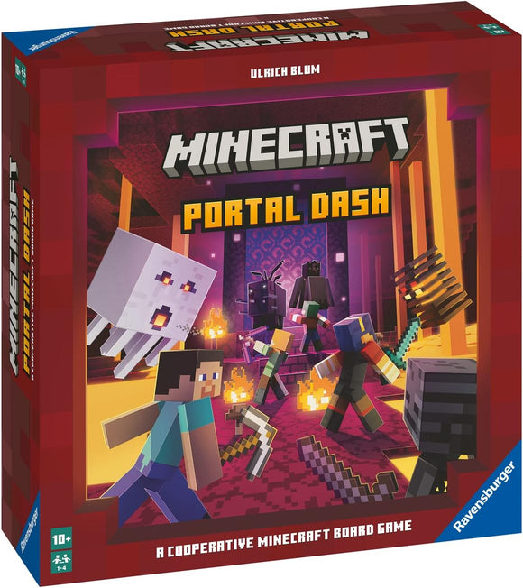 Ravensburger - Minecraft Portal Dash, Gioco da Tavolo