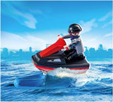 Inseguimento della polizia in acqua