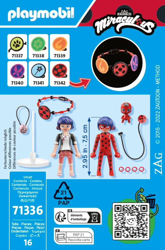 Playmobil Miraculous 71336: Marinette & Ladybug