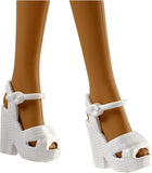 Barbie - Bambola Barbie con Body a Righe Colorate e Gonna di Jeans - Di Maio Giocattoli