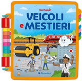 Clementoni - 16646 - Sapientino - Girapagina, Veicoli E Mestieri - Libro Educativo Ed Interattivo