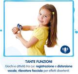 VTech Kidizoom Smartwatch DX2 Blu, Orologio Interattivo per Bambini con Doppia Fotocamera, Schermo Touch a Colori