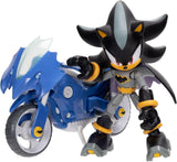 DC x Sonic Shadow nei panni di Batman con Batcycle - Di Maio Giocattoli