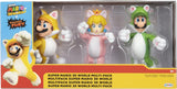 Nintendo Super Mario - Set di 3 personaggi 3D, 10 cm