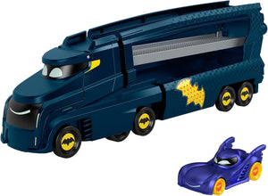 Fisher-Price DC Batwheels - Bat-Autotreno, playset Autotreno con rampa e veicolo