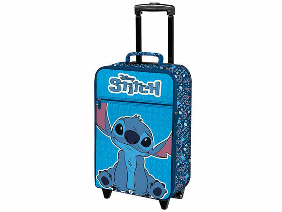 Disney Stitch - Trolley valigia semirigida da Viaggio e Tempo Libero