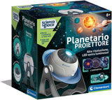 Clementoni- Scienza Lab-Proiettore delle Stelle, Super-Gioco Scientifico Bambini 8 Anni, Planetario Luminoso Astronomico