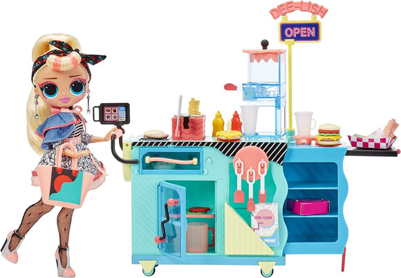 LOL Surprise OMG To-Go Diner Playset con Oltre 45 sorprese