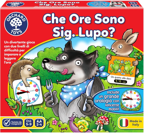 Orchard Toys Che Ore Sono Signor Lupo? - Gioco educativo di Numeri e Conteggio