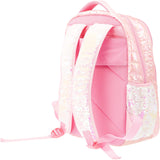 Girabrilla School Bag Nice Group Zaino Puffer da Scuola - Bianco Perlescente
