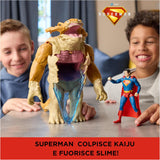 Superman DC Comics, Vs. Kaiju con Slime, Set di Action Figure - Di Maio Giocattoli