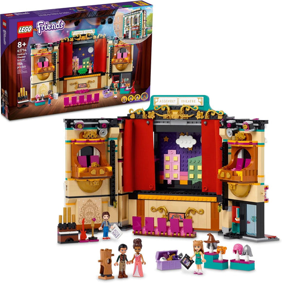 LEGO Friends La Scuola di Teatro di Andrea, Set con Edificio da Costruire