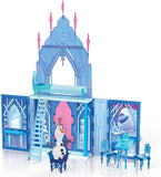 Disney Frozen, Palazzo di ghiaccio di Elsa richiudibile, Bambole di Elsa e Olaf - Hasbro