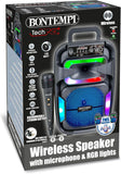 Bontempi | SonicSync - Amplificatore Wireless Karaoke con Microfono Dinamico, Effetti Luminosi