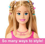 Barbie Testa per acconciare le bambole, capelli biondi con 20 accessori colorati