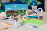 Washimals Bluey, Set Attività con Piscina e 5 Cuccioli - Di Maio Giocattoli