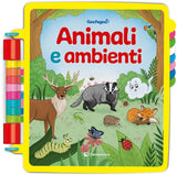 Clementoni - 16643 - Sapientino - Girapagina, Animali E Ambienti - Libro Educativo Ed Interattivo