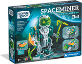 Clementoni- Scienza Robotics-Spaceminer-3 Robot da Costruire