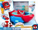 Jazwares Spidey and His Amazing Friends Spidey Transforming Web-Wave Cruiser - Di Maio Giocattoli