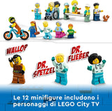 LEGO 60330 City Ospedale, Set con Autoambulanza