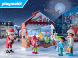 PLAYMOBIL Christmas 71472 Calendario dell'Avvento: Mercatini di Natale, 24 entusiasmanti sorprese