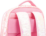 Girabrilla School Bag Nice Group Zaino Puffer da Scuola - Bianco Perlescente