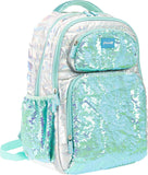 Girabrilla School Bag Nice Group Zaino Puffer da Scuola - Azzurro