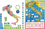 Clementoni - 16751 - Sapientino - Geo-Puzzle Magnetico Italia - Puzzle Con Cartina Dell'Italia Fisica