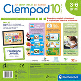 Clementoni - Clempad 10 Pollici, Tablet Educativo ROSA