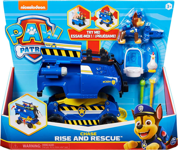 Paw Patrol | Veicolo della Polizia Rise N' Rescue di Chase - Spin Master